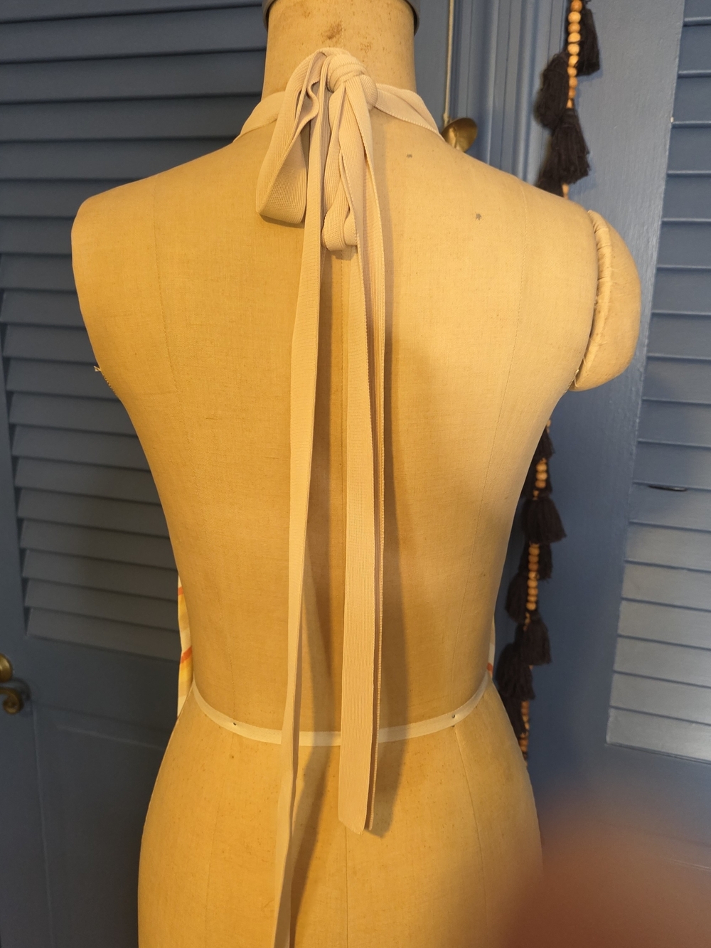 Haute Hippie Striped Halter Backless Knit Romper Size Small - Picture 7 of 8